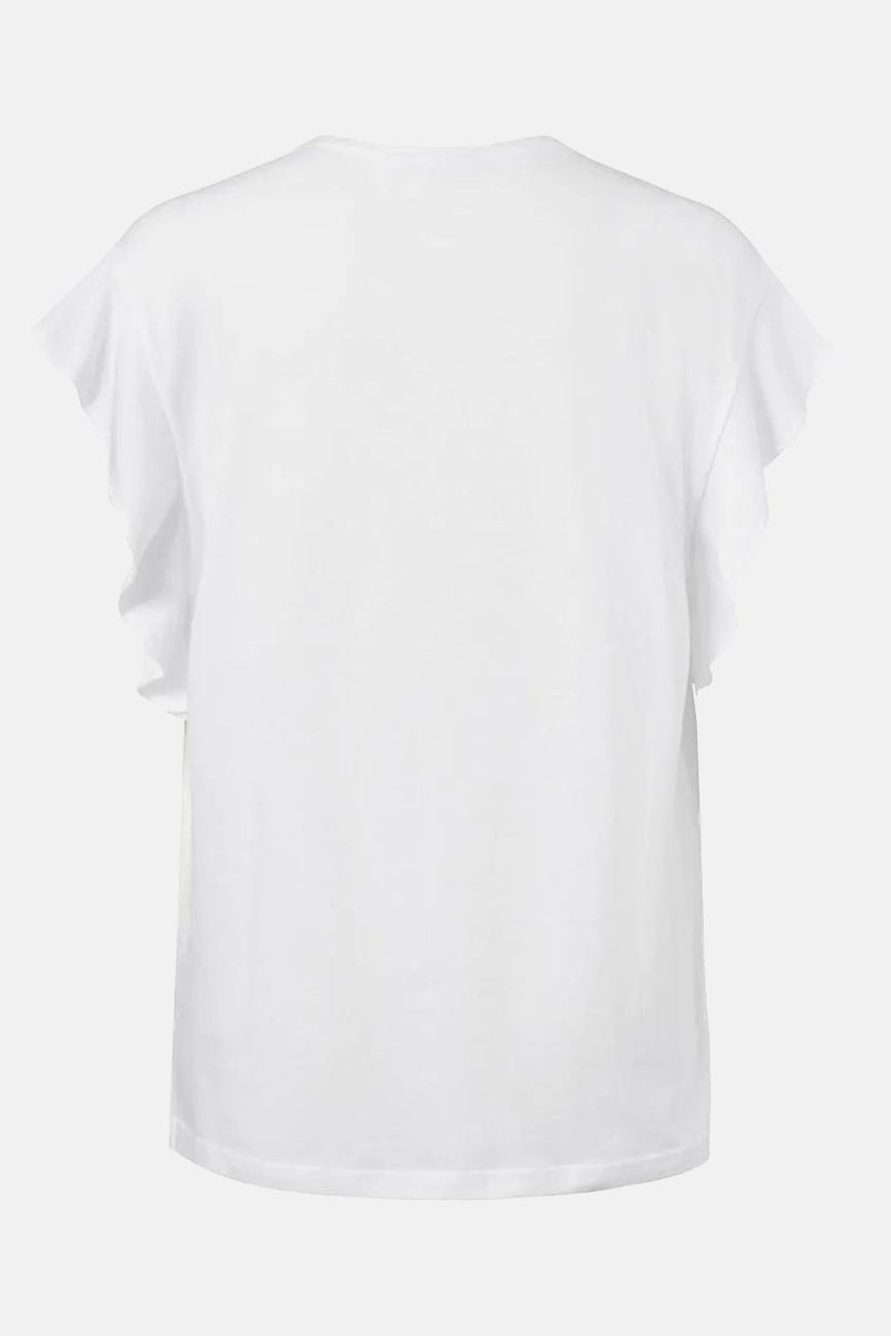 Tchibo Women Plain Short Sleeve Shirt, White - Image 3